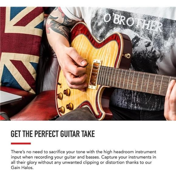 Scarlett Solo 3rd Gen USB Audio Interface, for the Guitarist, Vocalist,Podcaster - Picture 6 of 6